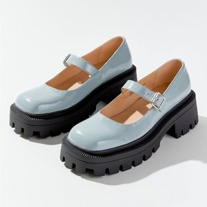 UO Clarity Mary Jane in Blue